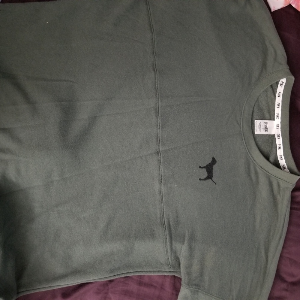 Olive Aztec Crew - Picture 2 of 4